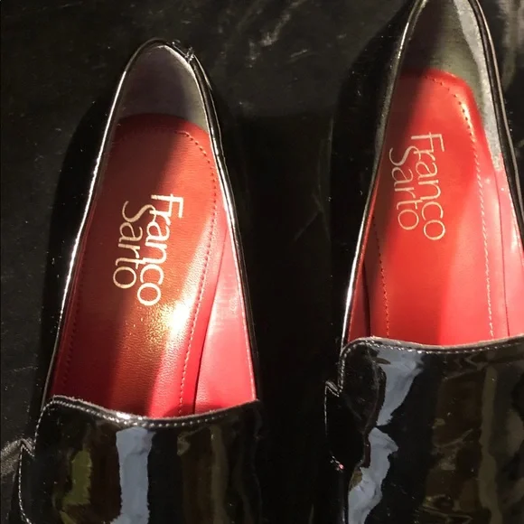 Franco Sarto Womens Bocca patent leather loafers 7.5 - Picture 2 of 7